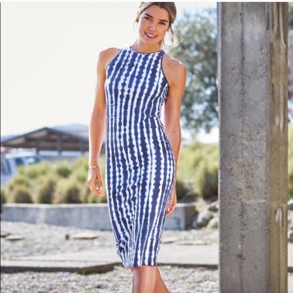 Athleta Tie Dye Midi Dress Size M